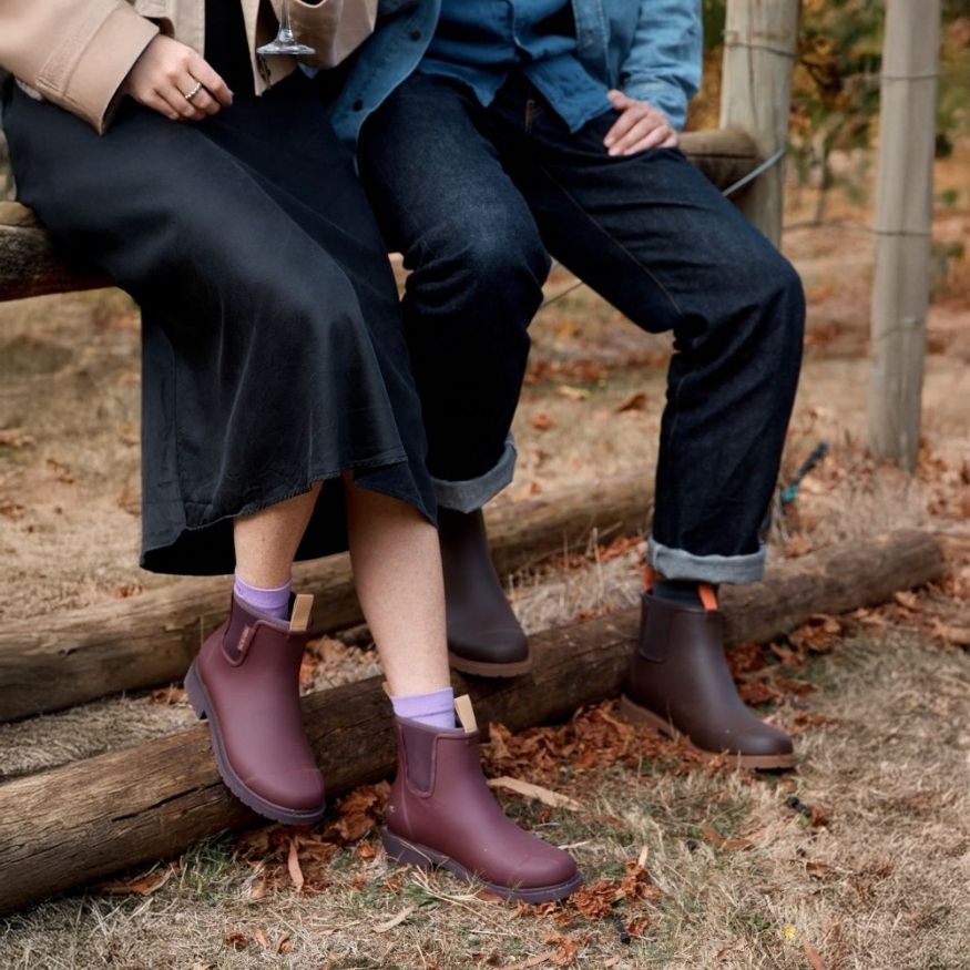 Bobbi Ankle Boot // Dark Cherry