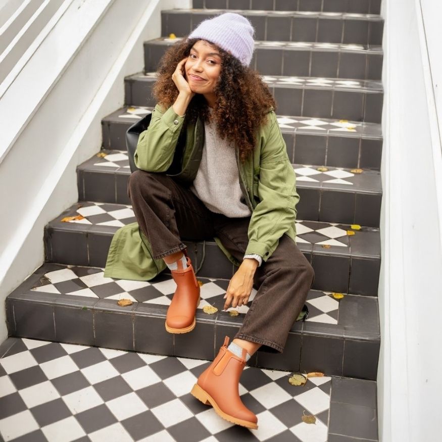 Bobbi Ankle Boot // Rust