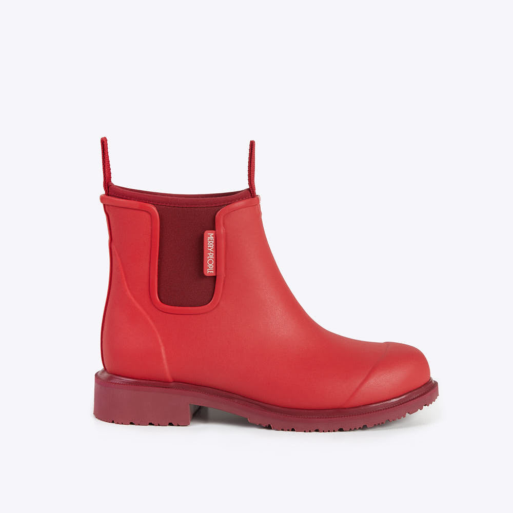 Bobbi Ankle Boot // Poppy Red