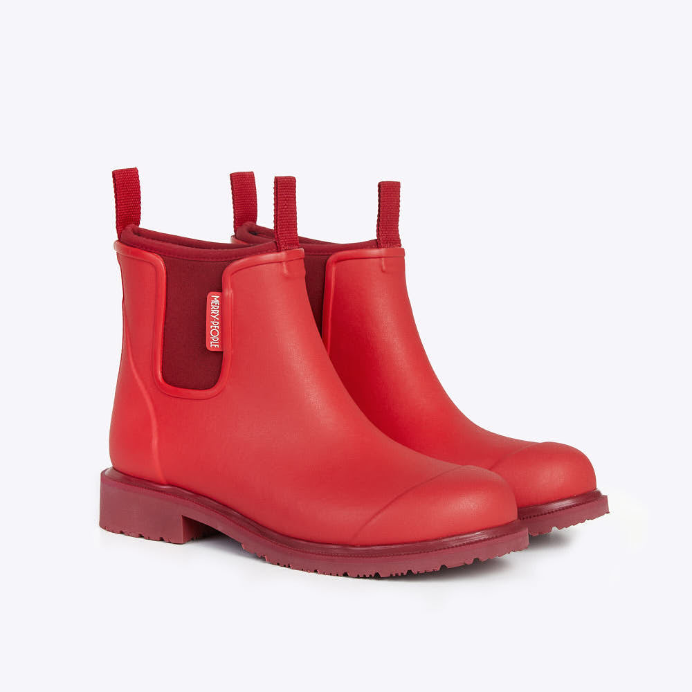 Bobbi Ankle Boot // Poppy Red