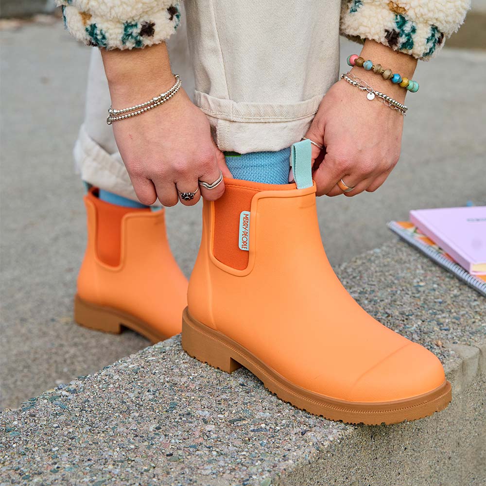 Bobbi Ankle Boot // Sherbet Orange