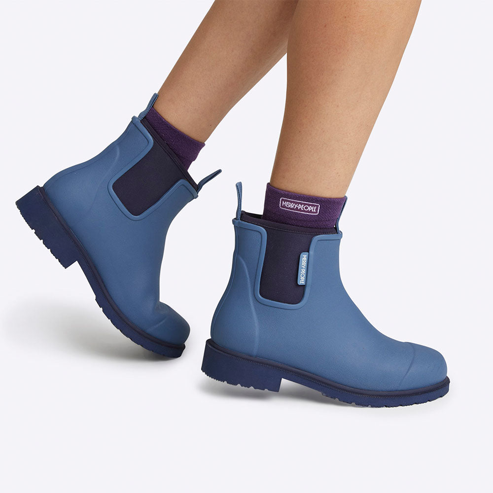 Bobbi Ankle Boot // Denim Blue