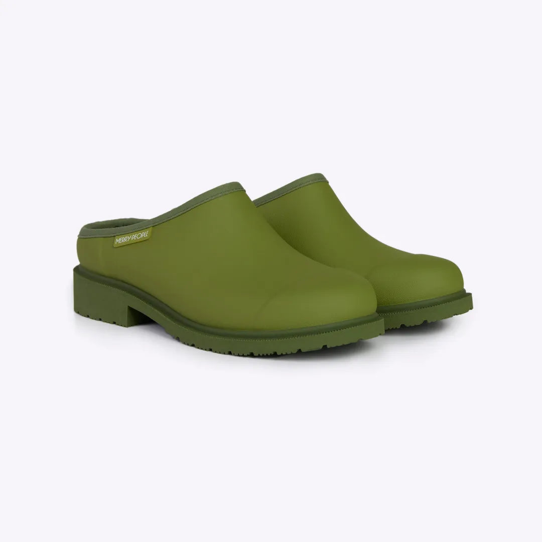 Billie Clog // Bright Olive