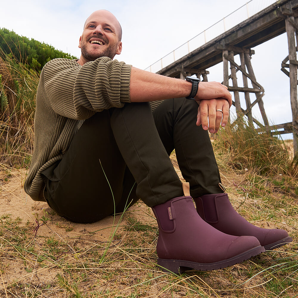 Bobbi Ankle Boot // Dark Cherry