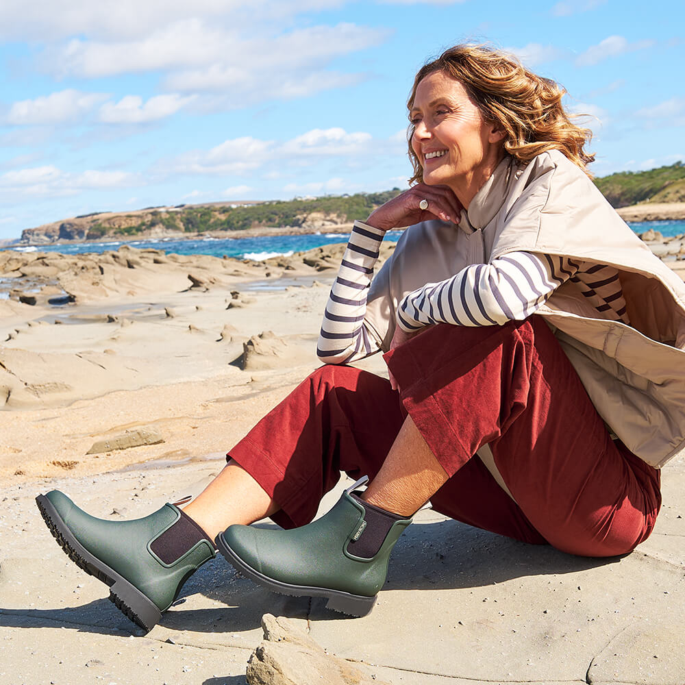 Bobbi Ankle Boot // Forest Green