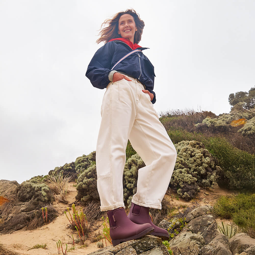 Bobbi Ankle Boot // Dark Cherry