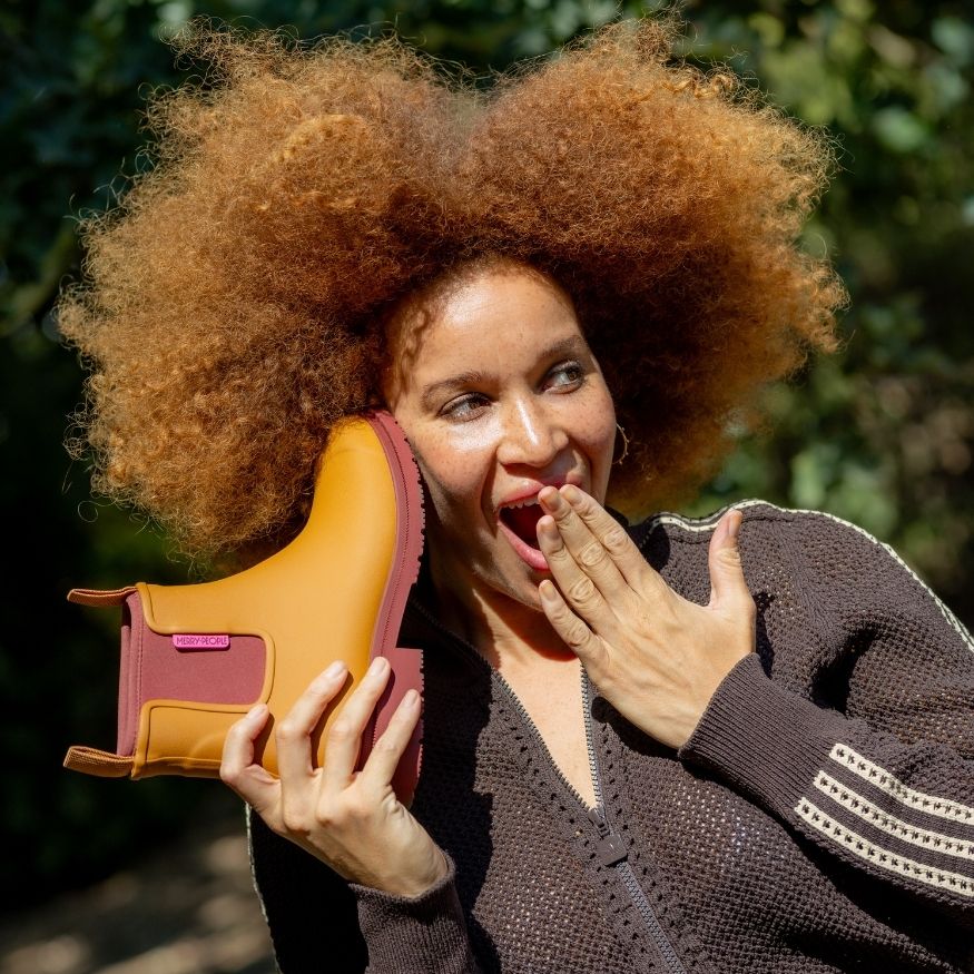 Bobbi Ankle Boot // Ochre