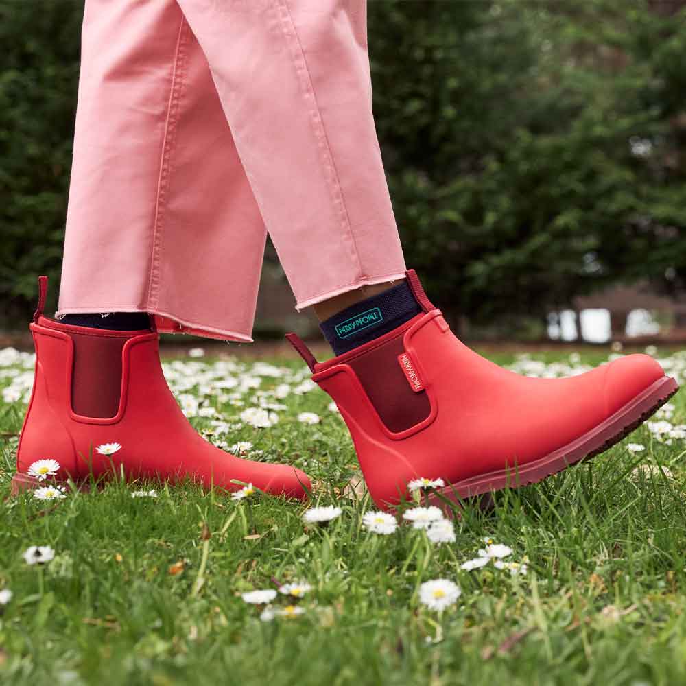 Bobbi Ankle Boot // Poppy Red