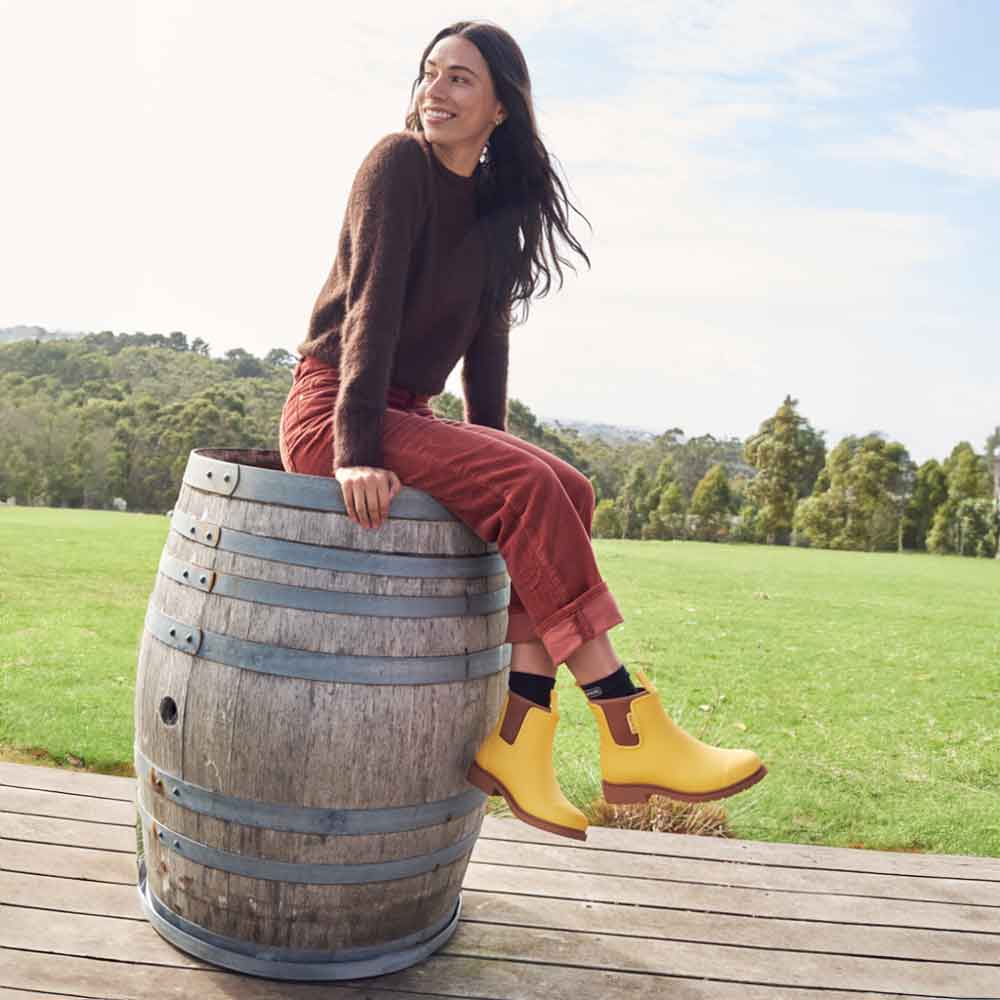 Bobbi Ankle Boot // Sunflower Yellow