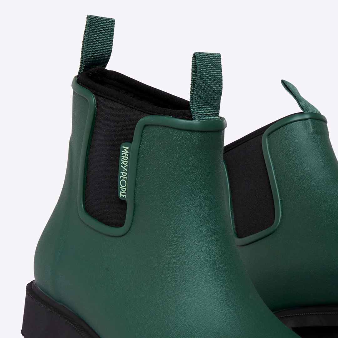 Bobbi Ankle Boot // Alpine Green & Black