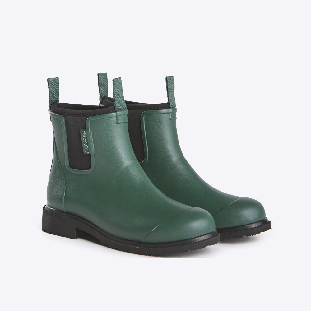 Bobbi Ankle Boot // Alpine Green & Black