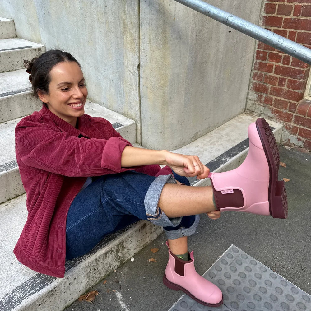 Bobbi Ankle Boot // Dusty Pink