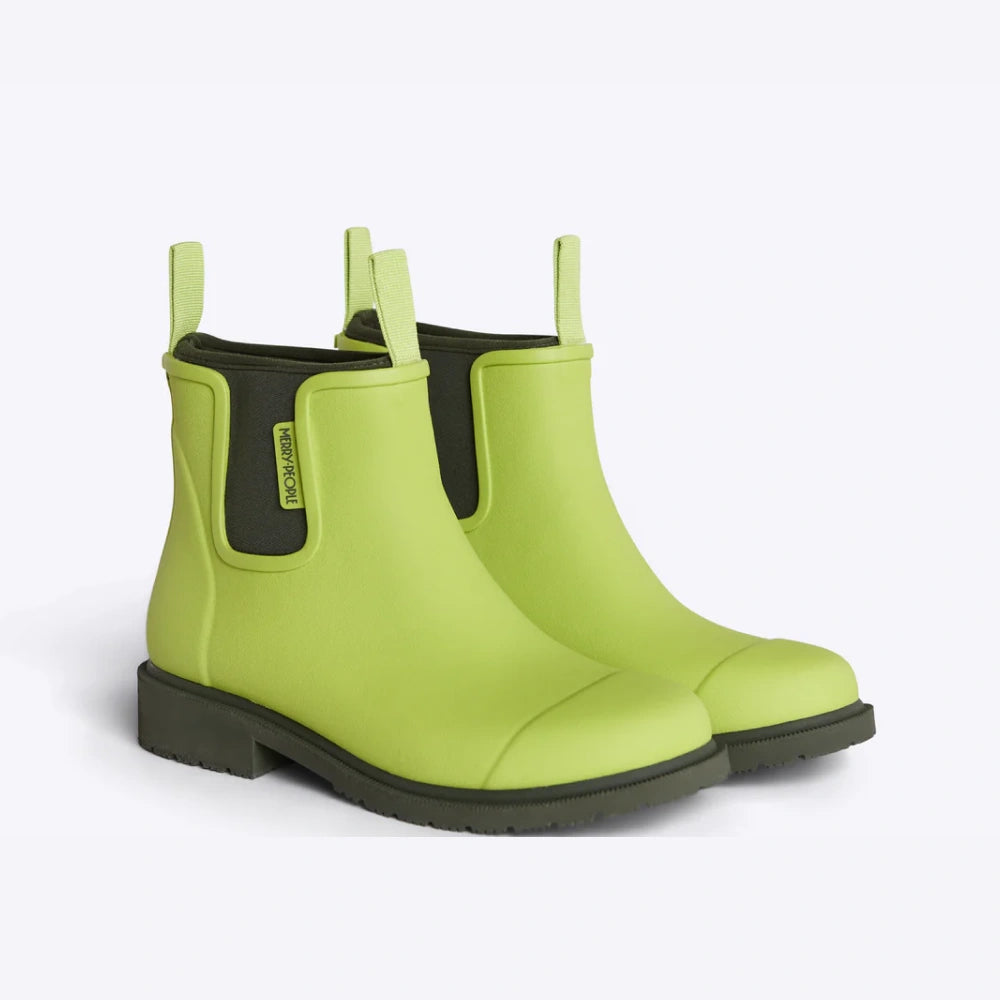 Bright green rain deals boots