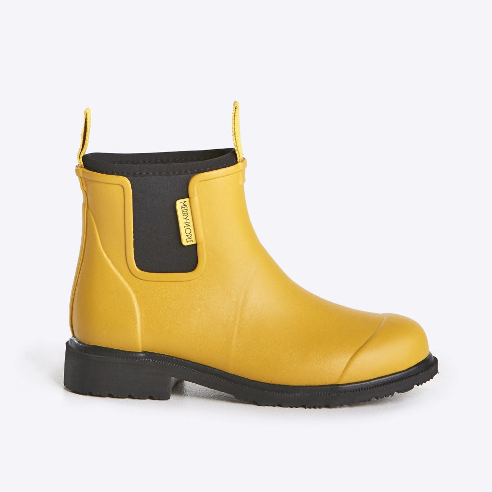 Bobbi Ankle Boot // Mustard Yellow & Black