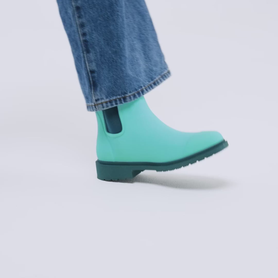 Merry People X MDC Bobbi Ankle Boot // Bright Aqua [Retired]